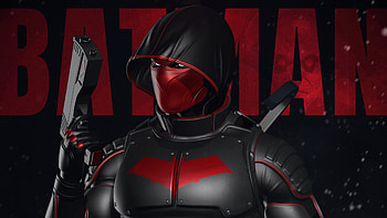 Red Hood Gun , red-hood, superheroes, artwork HD wallpaper