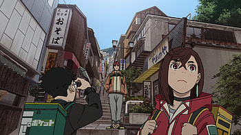 Dandadan - Jin city 2, Dandadan, Ken Takakura, Momo Ayase, Jin Enjouji, Seiko Ayase HD wallpaper