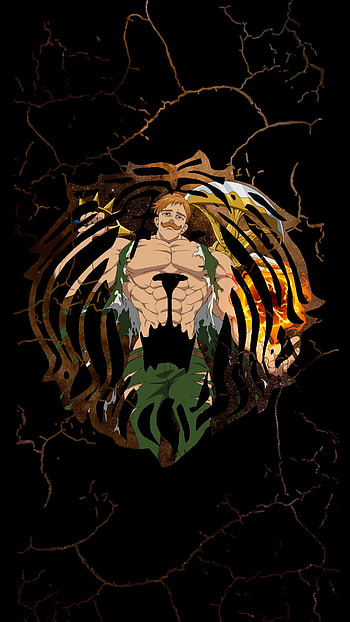 Lion sin of Pride, 7 deadly sins, 7ds, escanor, brown, galaxy, anime HD phone wallpaper