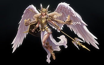 Fantasy Girl, Wings, Girl, Angle, Art HD wallpaper
