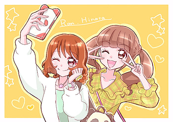 Hanamichi Ran & Hiramitsu Hinata, Hiramitsu Hinata, Hanamichi Ran, Anime, Delicious Party Precure HD wallpaper
