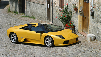 2004 Lamborghini Murcielago Roadster, Convertible, V12, car HD wallpaper