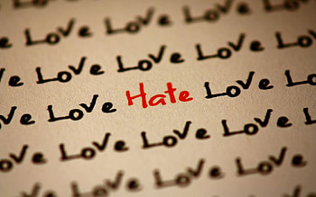 Love, Words, Inscription, Paper, Hatred, Handwriting HD wallpaper