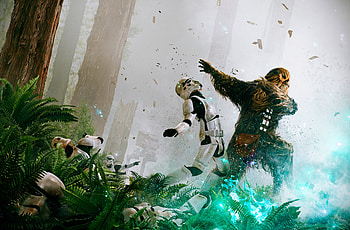 Chewbacca Vs Stormtrooper Star Wars Episode VI Return Of The Jedi, stormtrooper, star-wars, movies, chewbacca HD wallpaper