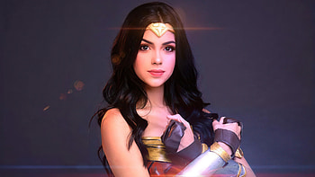 Wonder Woman Cosplay Girl Cute , wonder-woman, superheroes, cosplay HD wallpaper