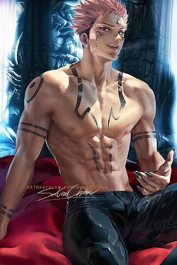 Yuji itadori, jujutsu kaisen, , anime, sukuna HD phone wallpaper
