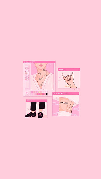 Jimin, army, bts, magenta, pink, 95, park jimin HD phone wallpaper