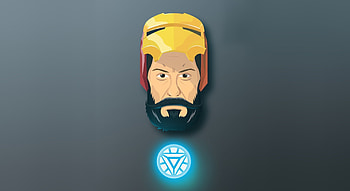 Beard, Iron man, superhero, artwork HD wallpaper