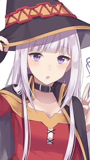 Megumin and Emilia, Re:Zero - Starting Life in Another World, Emilia (Re:ZERO), Anime, crossover HD phone wallpaper
