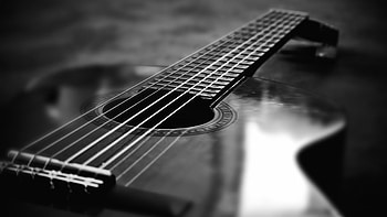 Captivating , Guitar fascination, Harmonious visuals, Aesthetic delight HD wallpaper