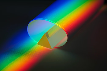Rainbow, Miscellanea, Miscellaneous, Multicolored, Motley, Circle, Triangle HD wallpaper