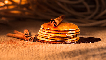 Pankakes, Cinnamon HD wallpaper
