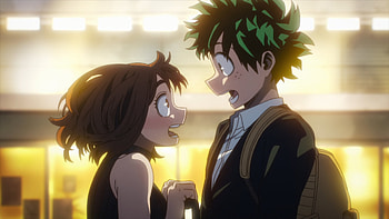 Heroic Spark — Izuku Midoriya & Ochaco Uraraka, Anime, My Hero Academia HD wallpaper