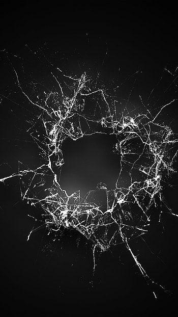 Screen Crack, Glass Abstract HD phone wallpaper
