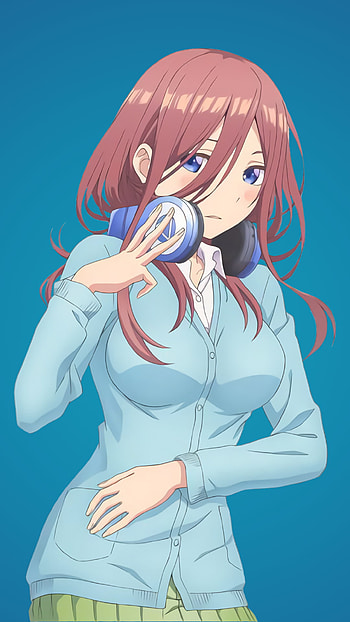 Miku Nakano from 5-Toubun no Hanayome, Miku Nakano, The Quintessential Quintuplets, Anime HD phone wallpaper