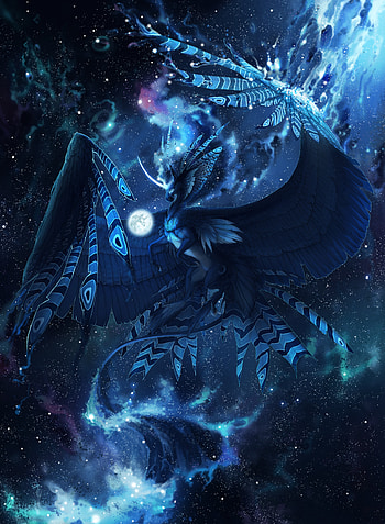 Art, Bird, Flight, Being, Creature, Fantastic, Unicorn, Mystical, Mystic HD phone wallpaper