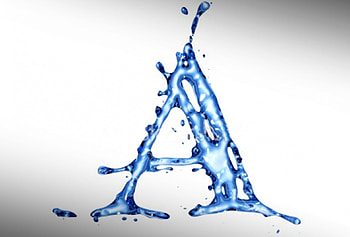 A , blue, letter, a, liquid HD wallpaper