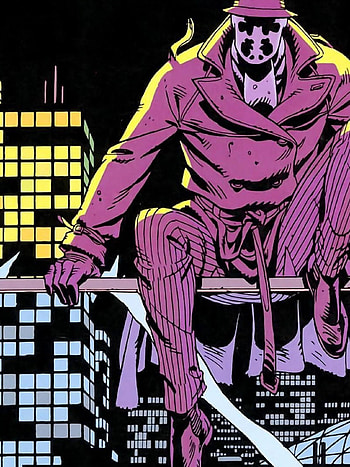 Comics-inspired , Rorschach character, Watchmen graphic novel, resolution HD phone wallpaper
