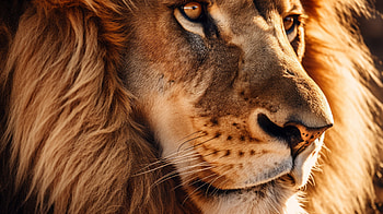 Majestic AI-Generated Lion, AI Art, Animal, lion HD wallpaper