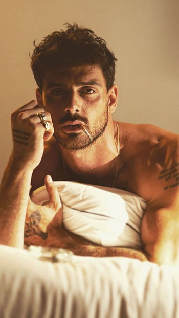 Michele Morrone, New movies, Tom Ellis connection, Lucifer's charm HD phone wallpaper