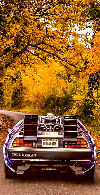 Delorean, back_to_the_future, de_lorean HD phone wallpaper