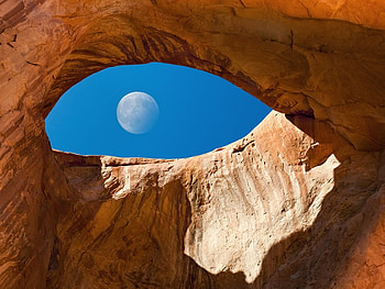 The Blue Eye, moon, beautiful, nature, wonderful, , eye, rock HD wallpaper