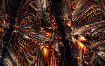 Abstract, Fire, Shine, Light, Form, Shadow, Alloy HD wallpaper