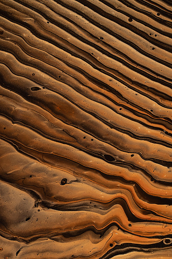 Abstract, Waves, Lines, Paint, Brown, Stripes, Streaks HD phone wallpaper