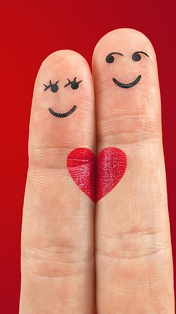 Finger Heart, Finger HD phone wallpaper