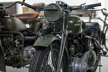Vintage, retro, motorcycle, bike, front HD wallpaper