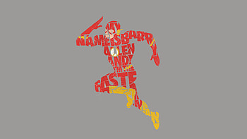 Flash Typography , flash, typography, artist, artwork, digital-art, superheroes HD wallpaper