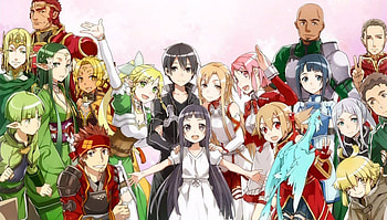 Sword Art Online, yui, thinker, jewelry, ponytail, silica, short hair, recon, blonde hair, kagamune, oberon the fairy king, female, pointy ears, sakuya, blue eyes, kirigaya suguha, ribbon, thigh highs, blue hair, girl, asuna yuuki, gloves, pink hair, yuriel, anime girl, anime, brown hair, agil, kirigaya kazuto, green eyes, animal, kimono, kirito, leafa, red hair, red eyes, dress, long hair, klein, ayano keiko, heathcliff, group, male, black eyes, braids, brown eyes, skirt, sachi, shinozaki rika, black hair, Alicia, lLizbeth, boy, animal ears, choker, green hair HD wallpaper