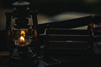 Dark, Miscellanea, Miscellaneous, Lamp, Lantern, Glow, Metal, Metallic HD wallpaper