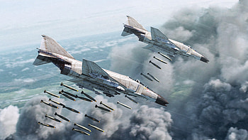 F-4 Phantom, аэрокосмос, военный самолёт HD wallpaper