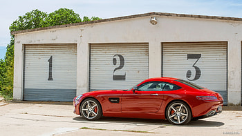 2016 Mercedes-AMG GT, Car, Sports, GT, Red, AMG, Mercedes HD wallpaper