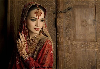 Bride New, cg, lovely, nice, red HD wallpaper