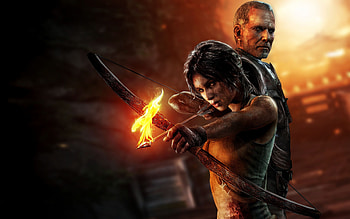 Conrad Roth and Lara Croft, Tomb Raider HD wallpaper