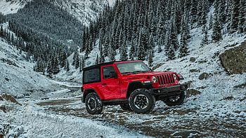 Jeeps in snow , Winter wonderland, Cold weather conquerors, Unstoppable in the snow HD wallpaper