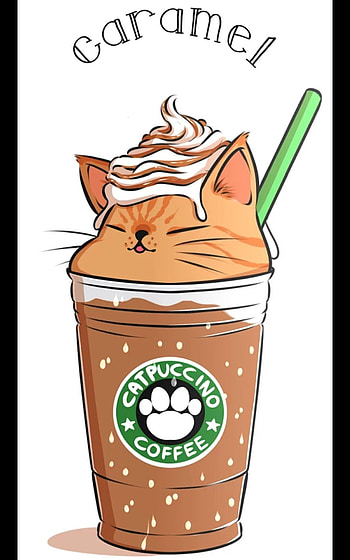 Cat Cappuccino, Coffee HD phone wallpaper