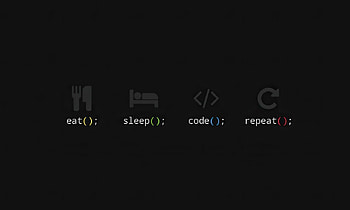 Eat, sleep, code, repeat HD wallpaper