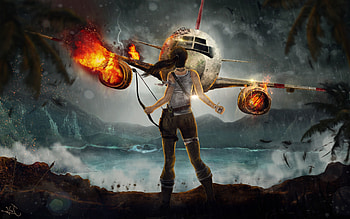 Lara Croft Adventure, fantasy-girls HD wallpaper