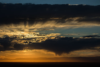 Nature, Sunset, Sky, Clouds, Glow HD wallpaper