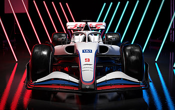 2022, Haas VF-22, Formula 1 2022, F1 car, , front view, exterior, Formula 1, VF-22 2022, racing car, Haas F1 Team HD wallpaper