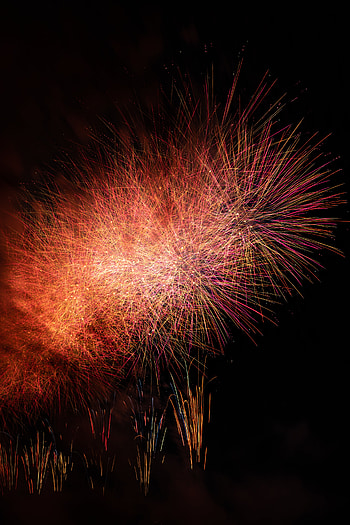 Holidays, Salute, Sparks, Holiday, Fireworks, Firework HD phone wallpaper