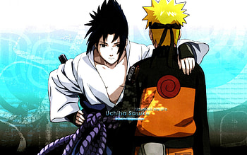 Naruto y Sasuke, naruto, ninjas, anime, shonen HD wallpaper