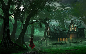 Fairy Tale Night HD wallpaper