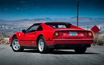 Ferrari, Cars, Back View, Rear View, Gts, 1985, 328 HD wallpaper