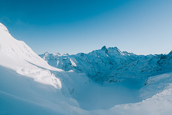 Winter, Nature, Snow, Mountain, Snow Covered, Snowbound, Mountain Landscape HD wallpaper