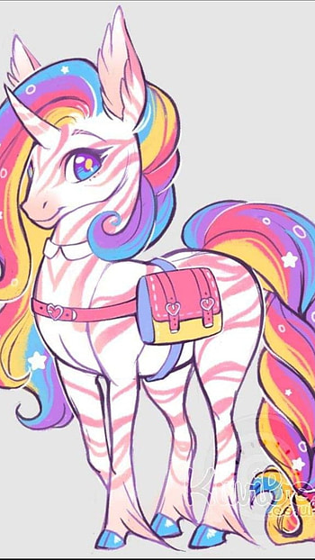 Unicorn, Painting HD phone wallpaper