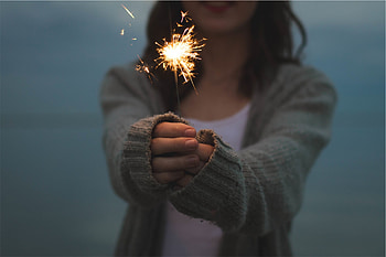 Miscellanea, Miscellaneous, Hands, Girl, Sparkler HD wallpaper
